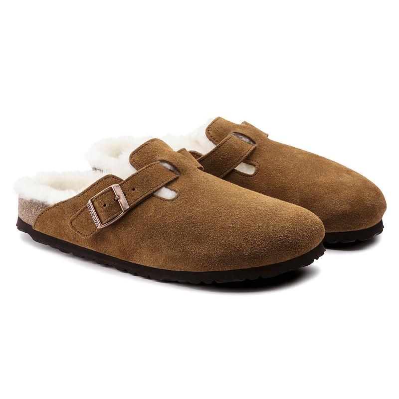 Boston Birkenstock Semisove Damske Hnede | SK 230JPQ